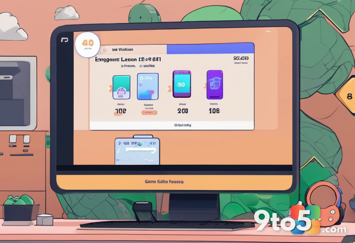 A close-up conceptual image of a digital storefront interface with a large '30%' badge overlaying a generic game cover, 