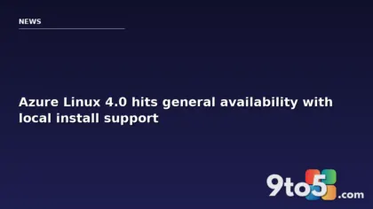 Azure Linux 4.0 hits general availability with local install support