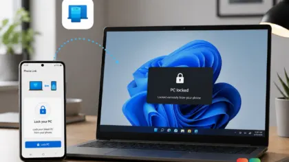 Lock your Windows PC remotely from Android via Phone Link