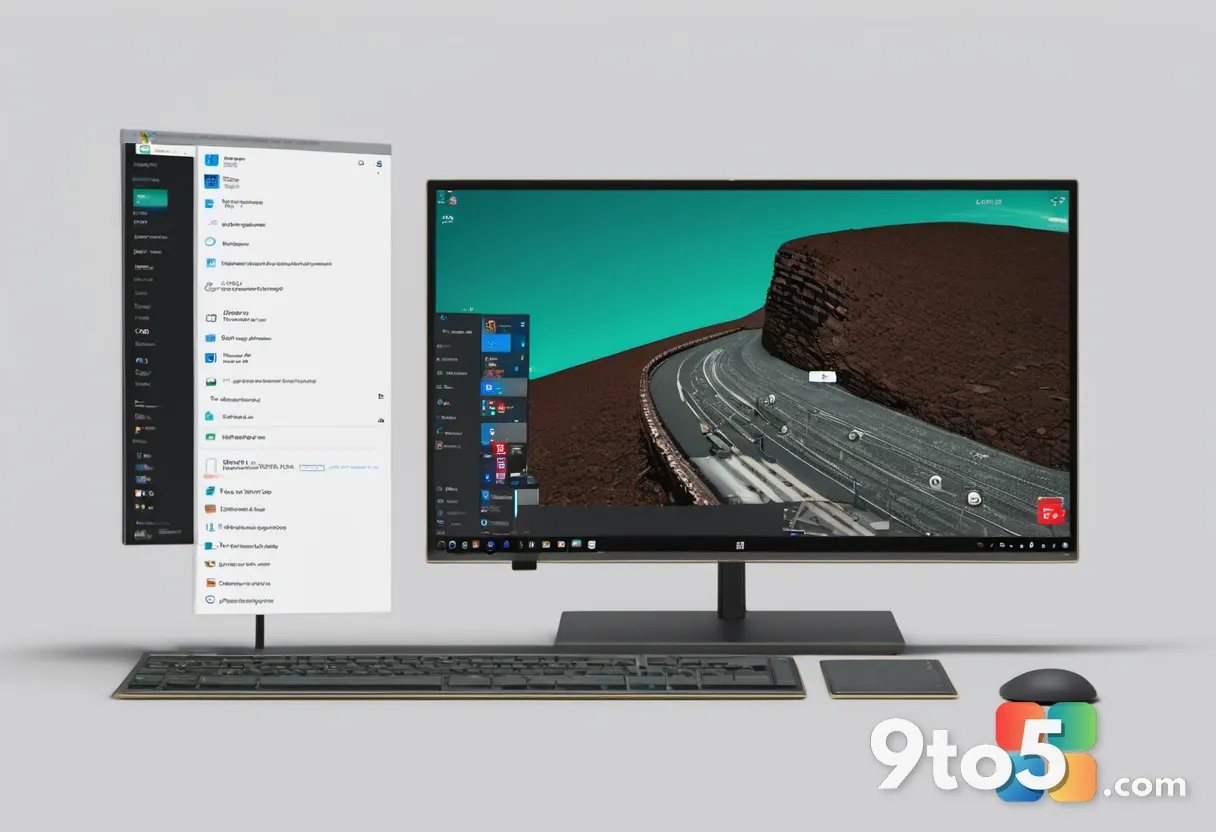 A minimalist Windows 11 settings window open to the Windows Update page, showing a progress bar and a checkmark icon on 