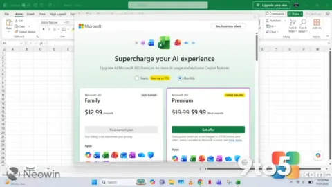 Microsoft Office Users Angry Over Persistent In-App Ads in Word, Excel, and PowerPoint