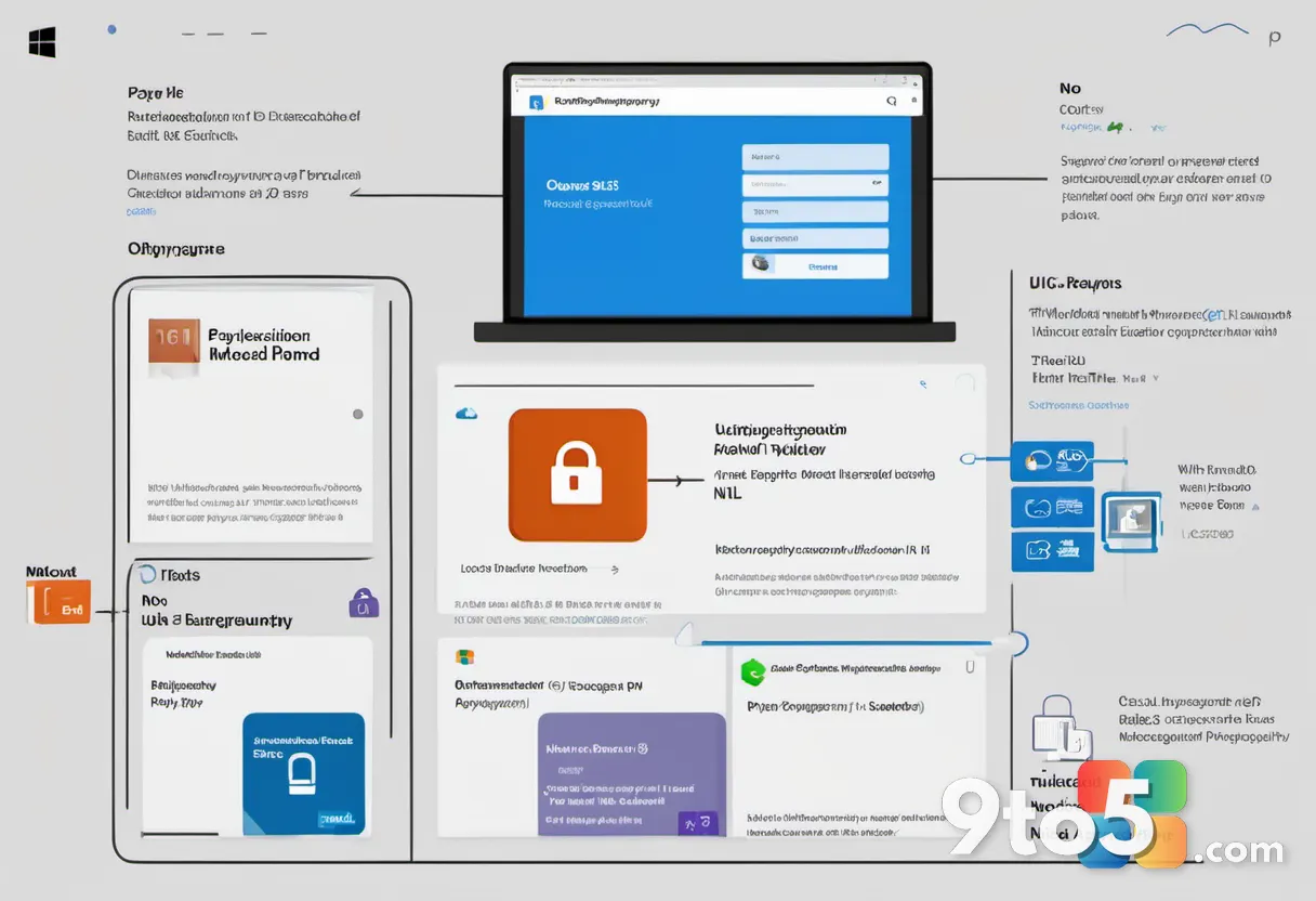 A graphic representation of a subscription paywall with a lock icon, overlaid on a background of Microsoft 365 app icons
