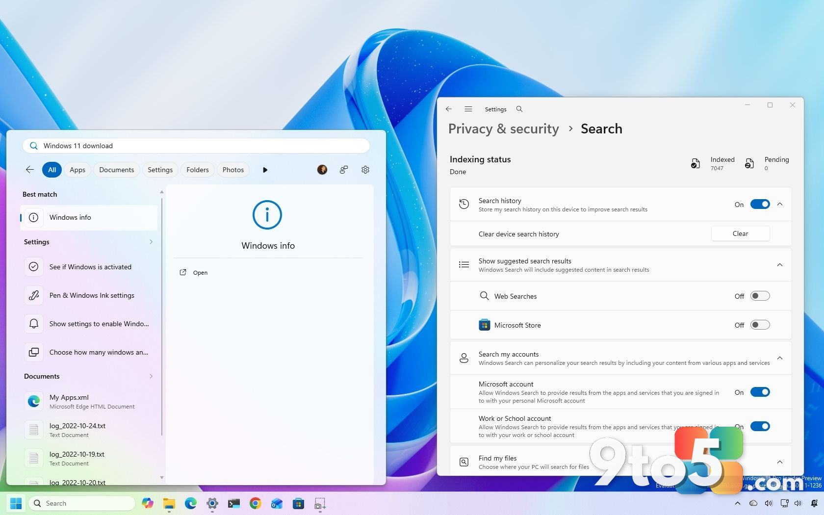Microsoft testing a global ‘Bing off’ switch for Windows Search in 26H2