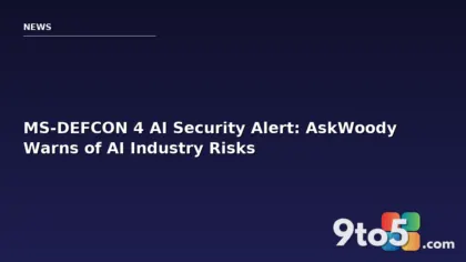 MS-DEFCON 4 AI Security Alert: AskWoody Warns of AI Industry Risks