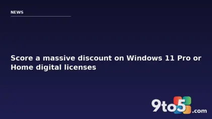 Score a massive discount on Windows 11 Pro or Home digital licenses