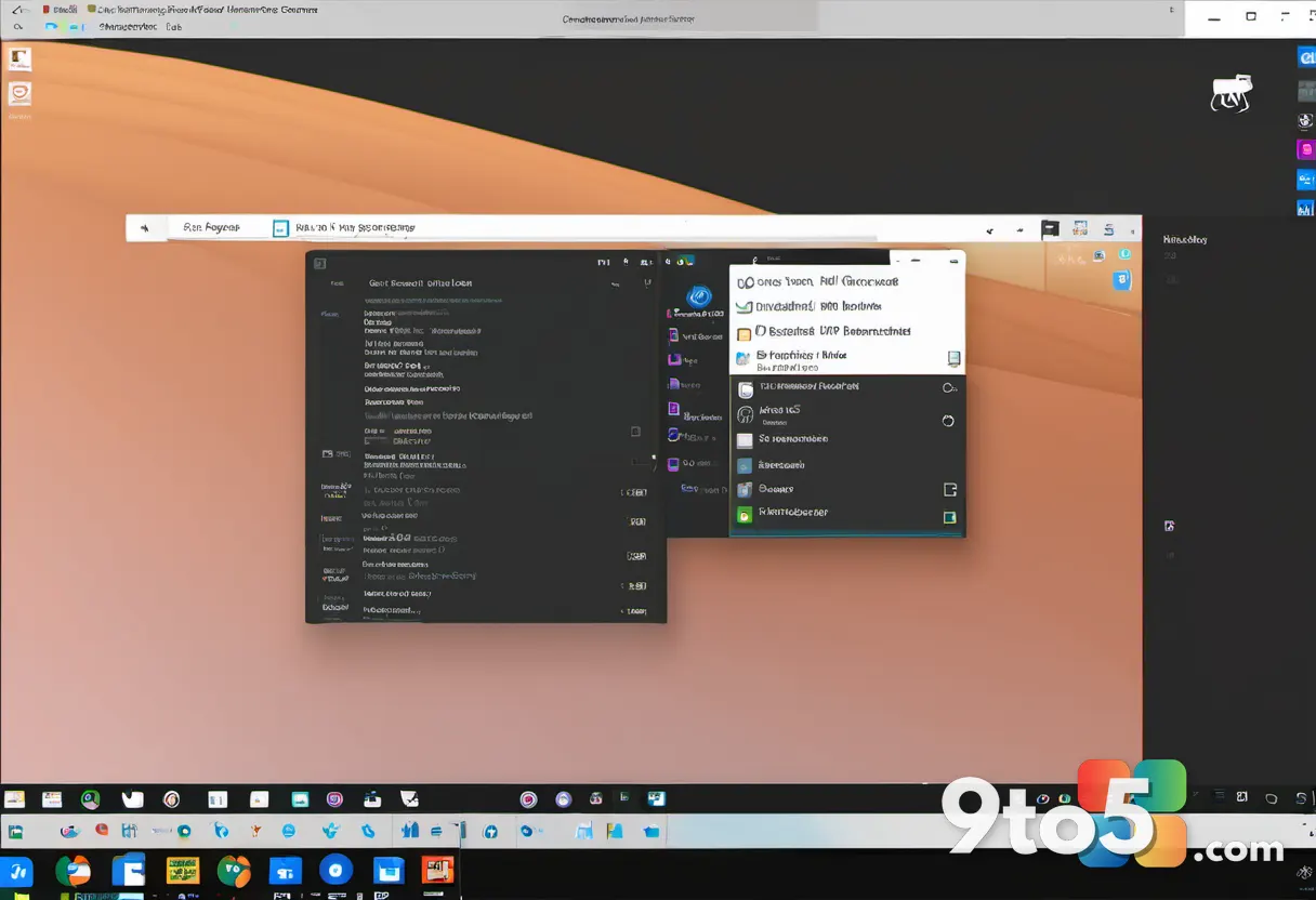 A split-screen comparison graphic showing a standard versus a resized Start menu layout on a Windows desktop, clean UI d