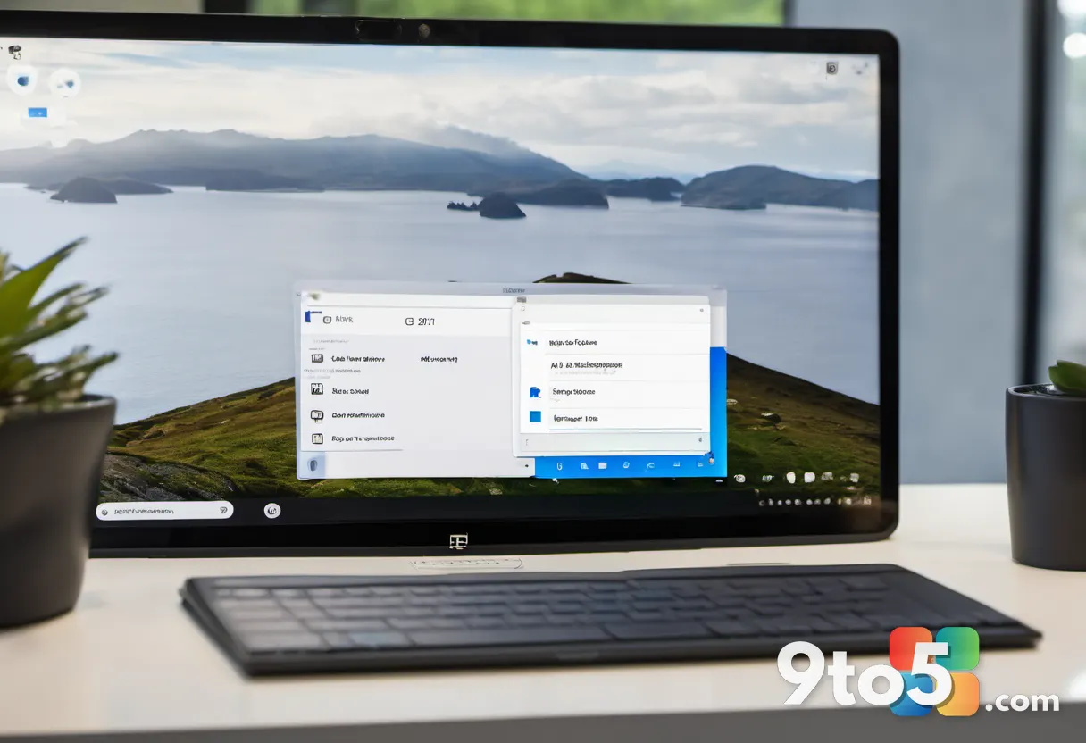 A close-up of a smartphone screen displaying the Windows 11 Settings app, with the “Get the latest updates as soon as th