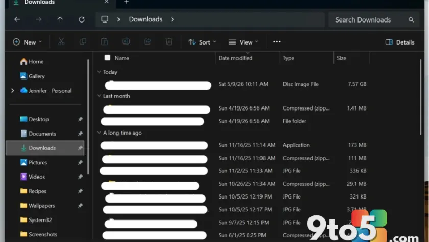 Windows 11 File Explorer Just Updated Its File Size Display