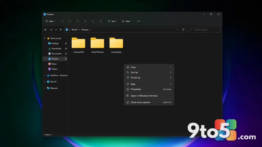 Windows 11’s Right-Click Menu Is Getting a Faster, More Compact Redesign