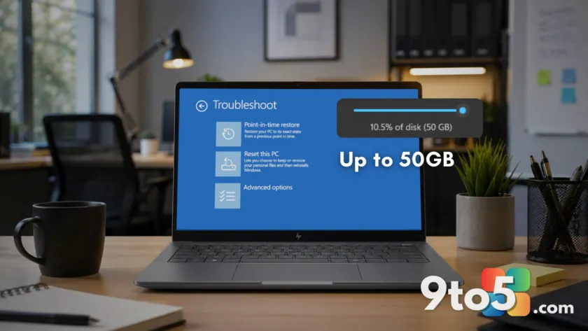 Windows 11’s new recovery tool can grab up to 50GB of disk space