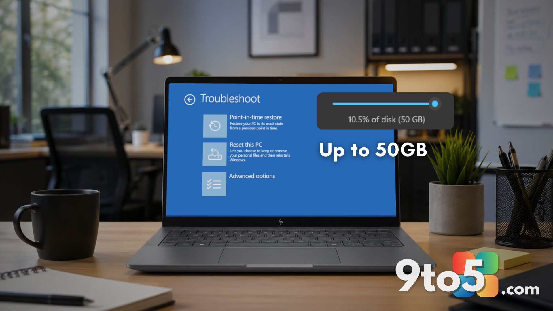 Windows 11’s new recovery tool can grab up to 50GB of disk space