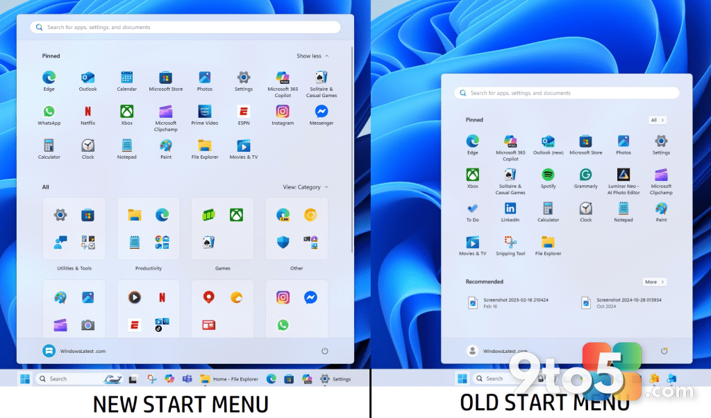 Windows 11 Start menu gets another redesign with resize options and performance fixes