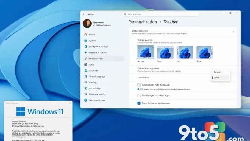 Windows 11 version 26H2 officially begins: 9 Insider features to test now
