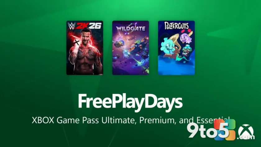 WWE 2K26, Wildgate, and More Join This Weekend’s Xbox Free Play Days