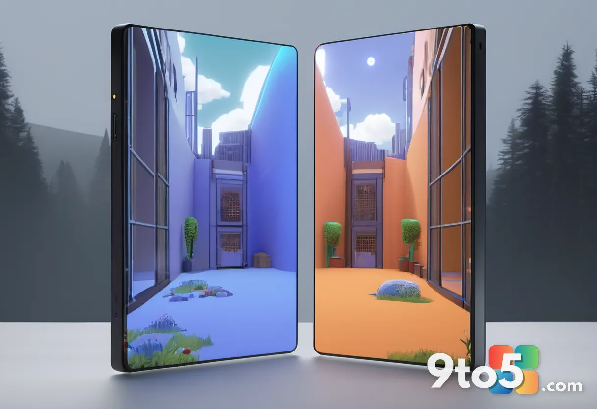 A split-screen graphic showing the cover art of two distinct video games side by side, with a subtle glow effect between