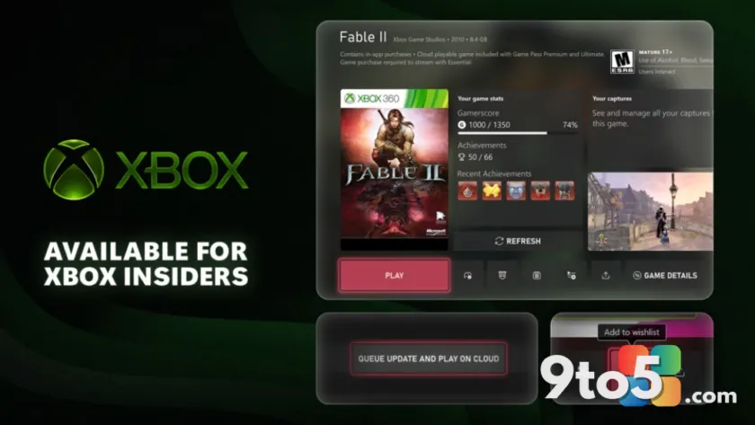 Xbox Insiders get longer gamertags and cloud play during downloads