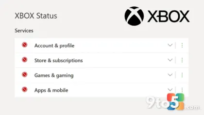 Major Xbox Services Outage Disrupts Store, Games, and Online Play
