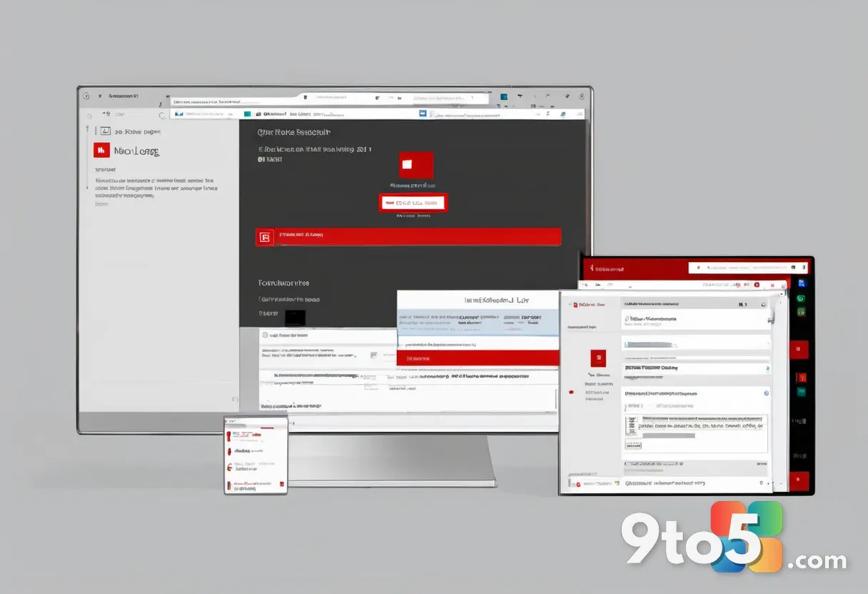 A split-screen illustration showing a legitimate Microsoft login dialog on one side and a malicious QR code on the other
