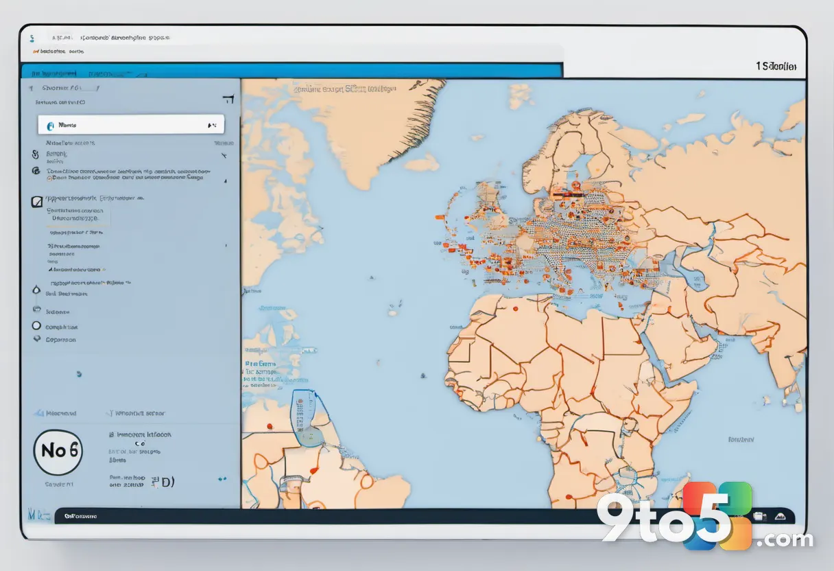 A close-up of a security dashboard displaying warning icons and network maps, representing real-time threat detection.