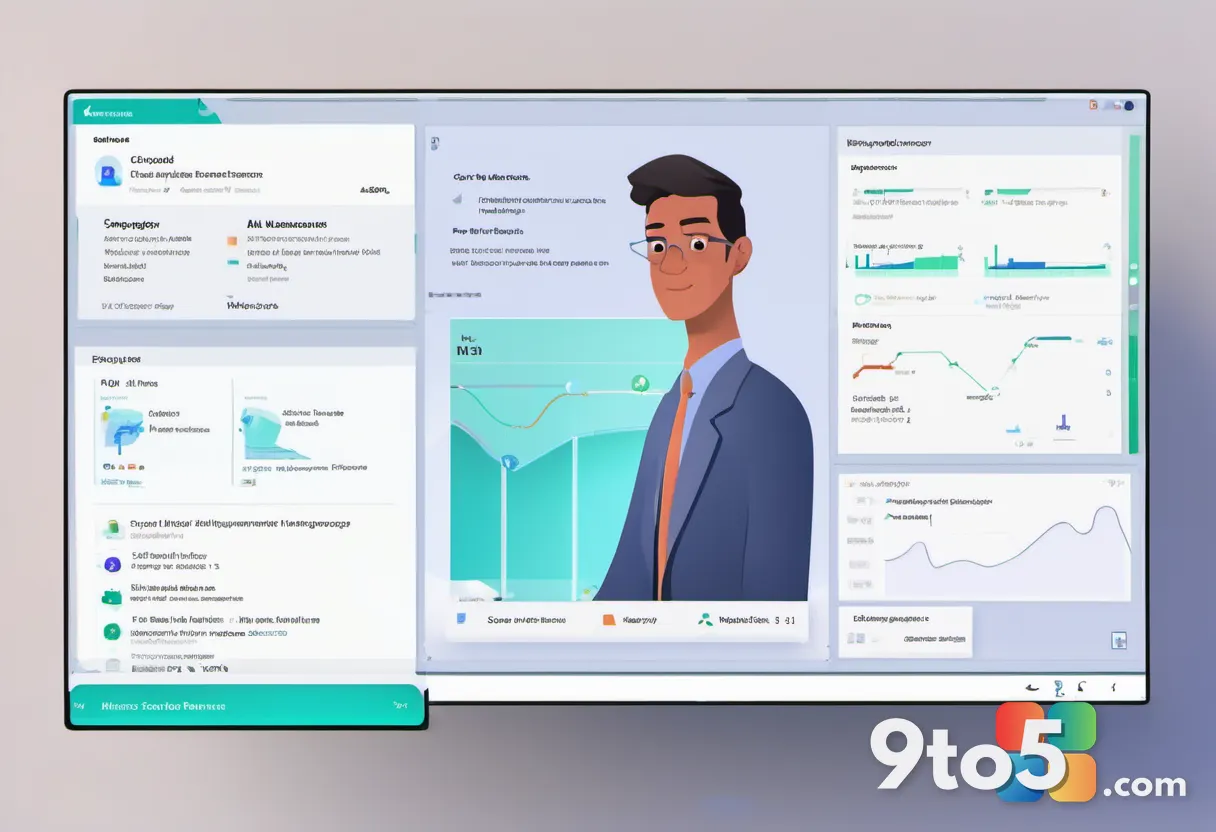 A close-up of a computer screen showing a project management interface with an AI agent avatar assigned to a task, clean