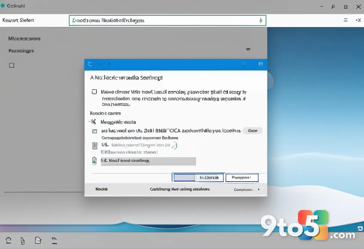 A close-up of a Windows cellular settings screen on a laptop, showing a carrier selection list with one highlighted opti