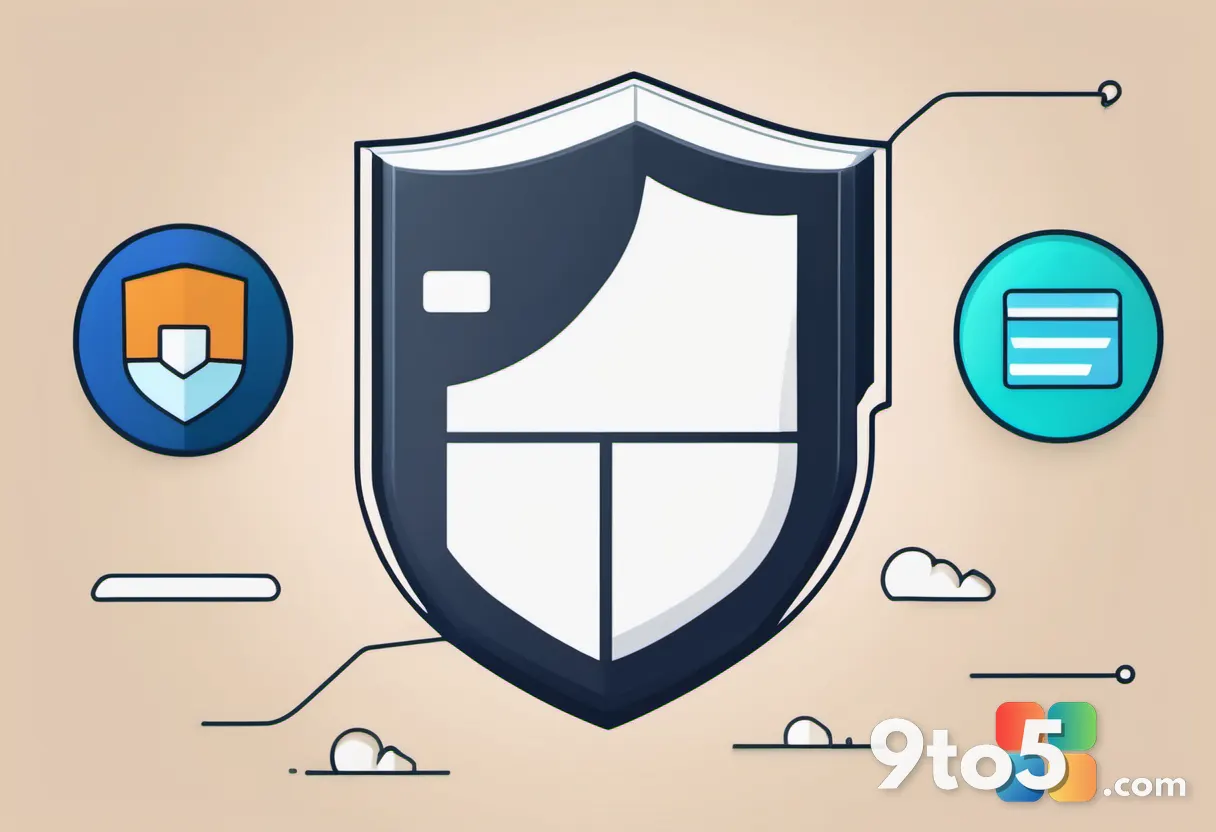A minimalist illustration of a shield protecting a web page, with outdated puzzle-piece icons being pushed aside by mode