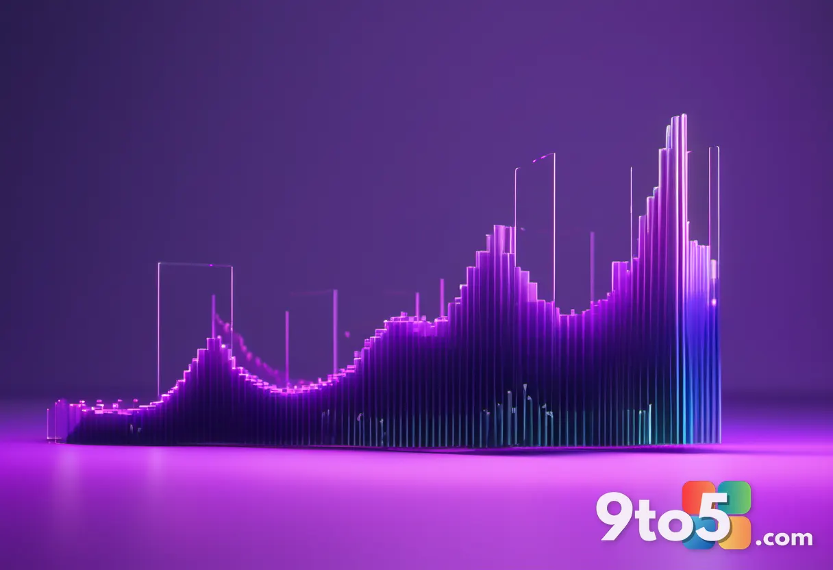 A 3D render of a stylized voice waveform transforming into musical notes, symbolizing natural and expressive text-to-spe