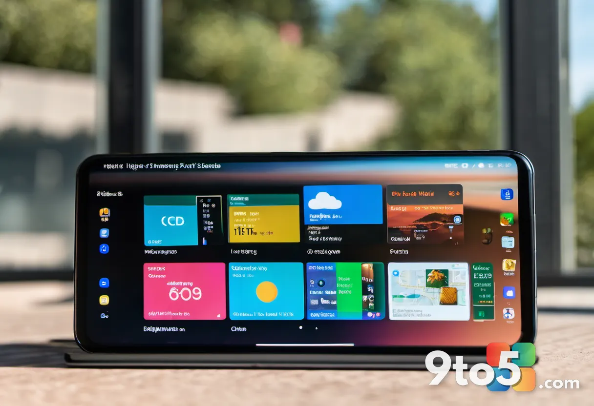 Close-up of the Pixel 11 Pro XL's 6.8-inch Super Actua display showing vibrant colors and high brightness in direct sunl