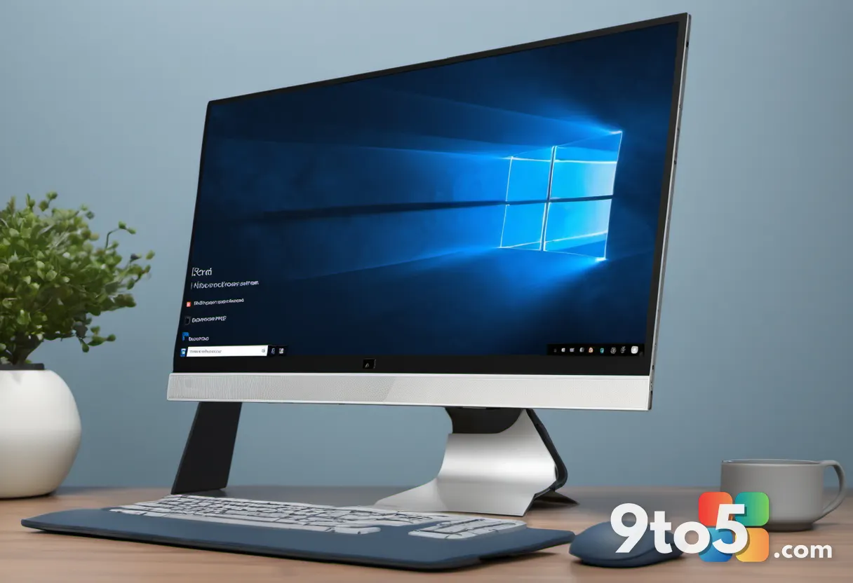 A Windows 11 Advanced Startup menu displayed on a monitor, listing options like System Restore, Command Prompt, and Star