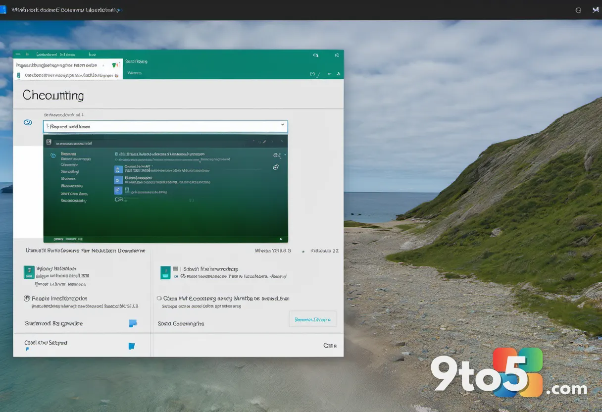 A clean desktop screenshot showing the Windows Update status page with a scheduled deferral countdown and a checkmark in