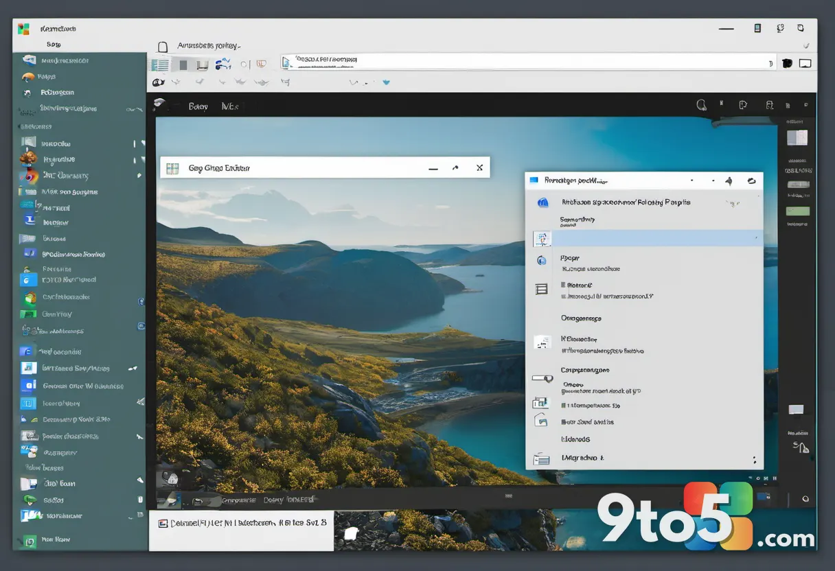 A Windows 11 desktop displaying the Local Group Policy Editor with the Windows Update folder expanded, showing the defer