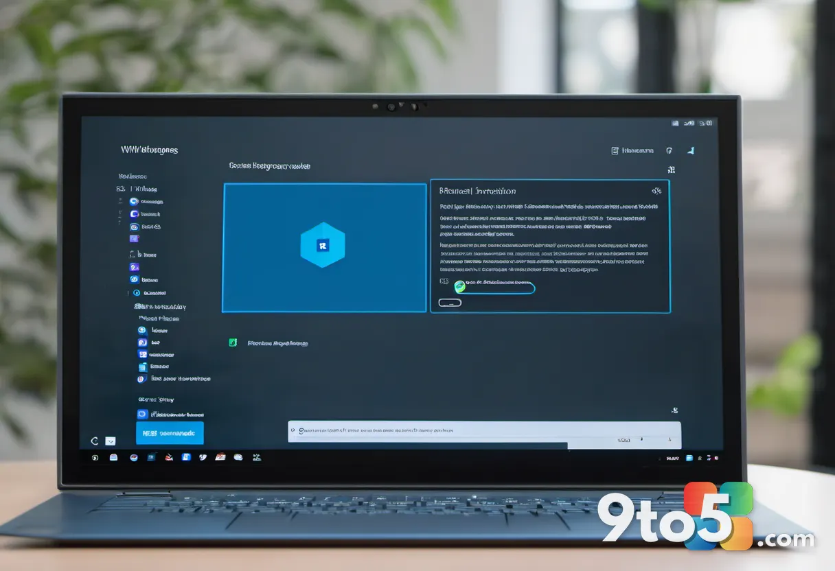 Close-up photo of a Windows 11 settings window showing the Virus & threat protection scan options page, clean blue inter