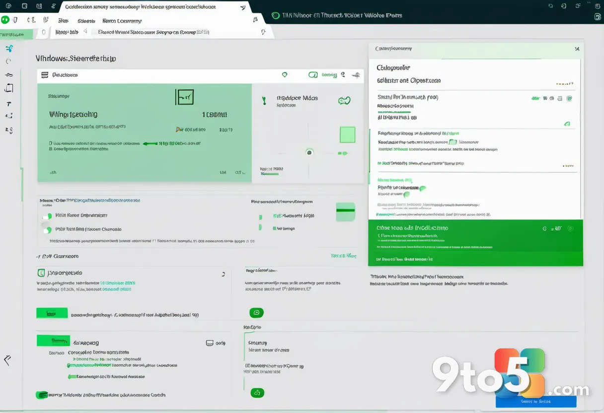 A laptop screen displaying a completed Windows Defender scan results page with a green checkmark and threat summary.