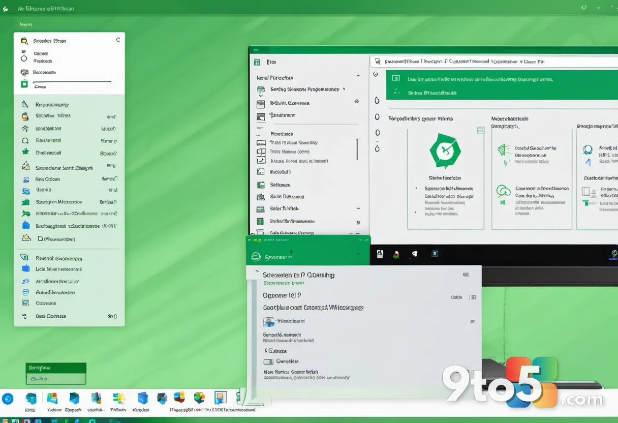 A laptop screen displaying the Windows Defender scan results page with a green checkmark and a list of scanned files.