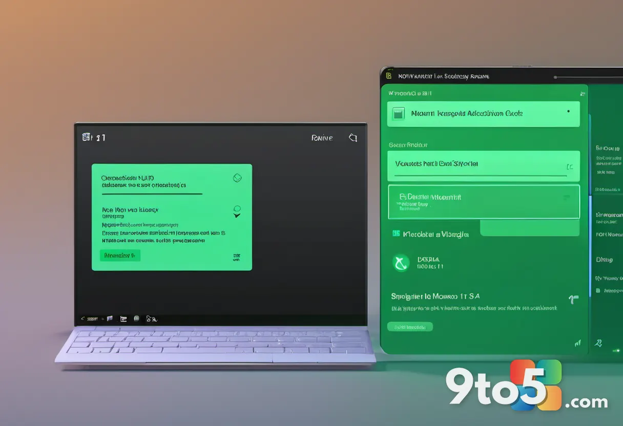 A Windows 11 notification panel displaying a green checkmark and a completed scan status message after a successful secu