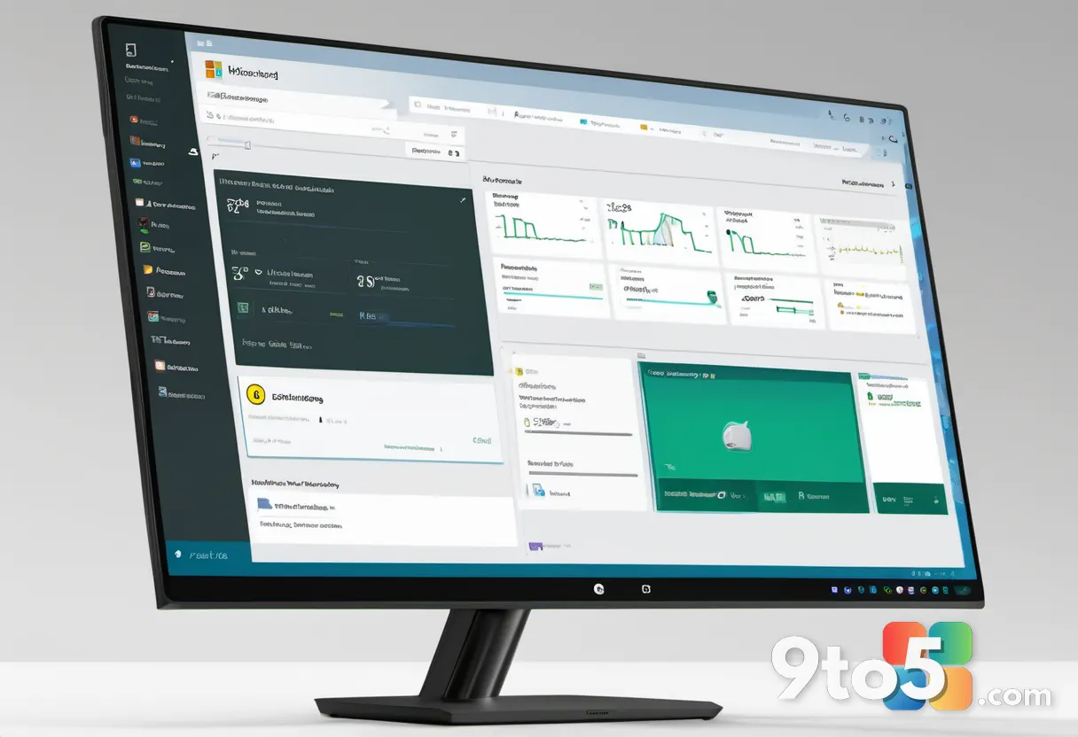 A clean desktop monitor displaying the Microsoft account security dashboard with highlighted navigation buttons.