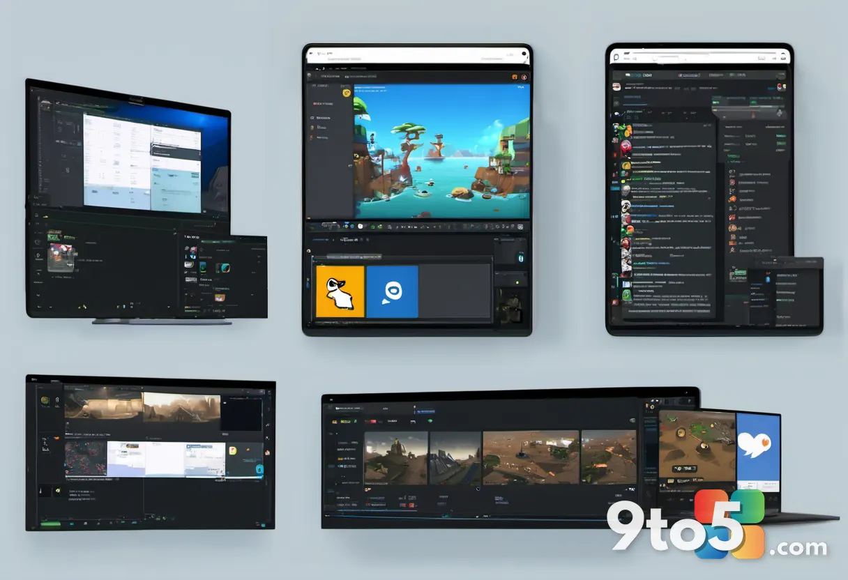 A split-screen image showing a chaotic social media feed on one side with angry emojis and game logos, and a serene gami