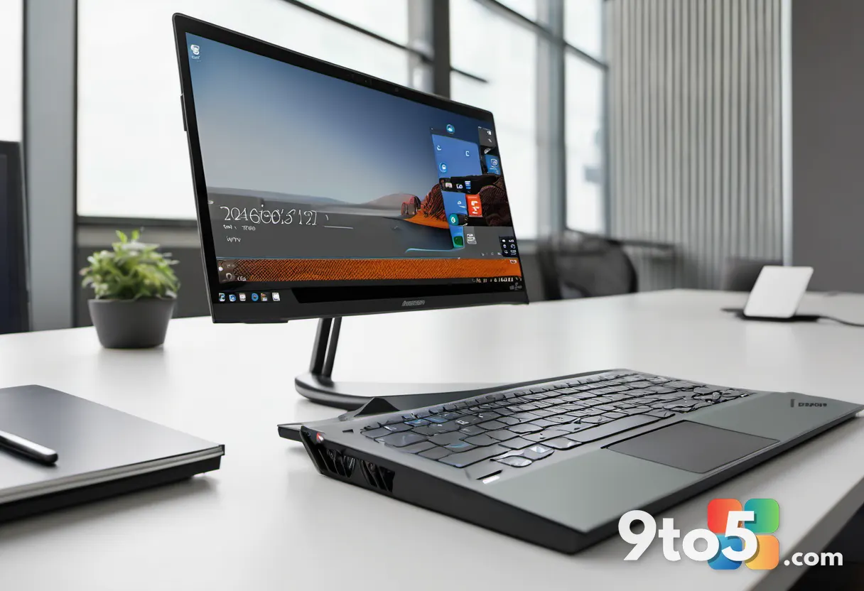 Close-up shot of the Lenovo IdeaPad Vibe keyboard and trackpad area, highlighting the 1.3mm key travel and Mylar touchpa