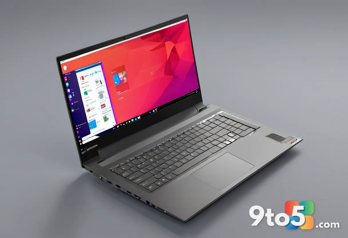 Side profile view of the Lenovo IdeaPad Vibe 15-inch model, emphasizing its 16.9mm thin chassis and port layout includin
