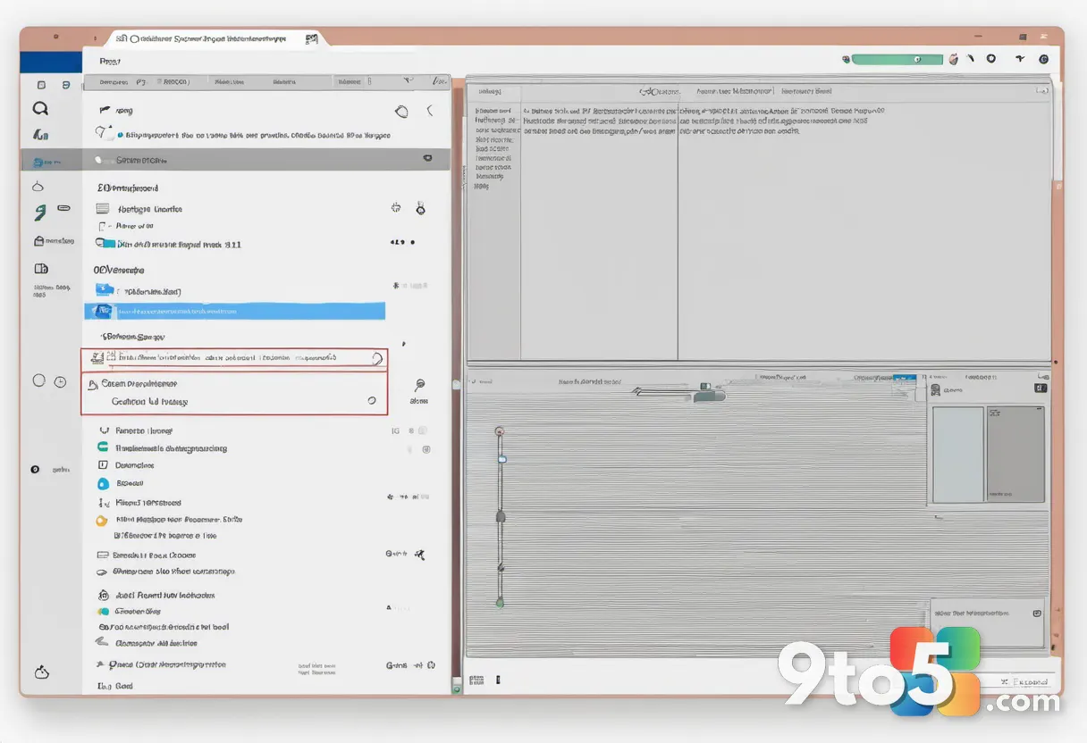 A split-screen illustration showing a cluttered legacy settings window on one side and a streamlined modern interface on