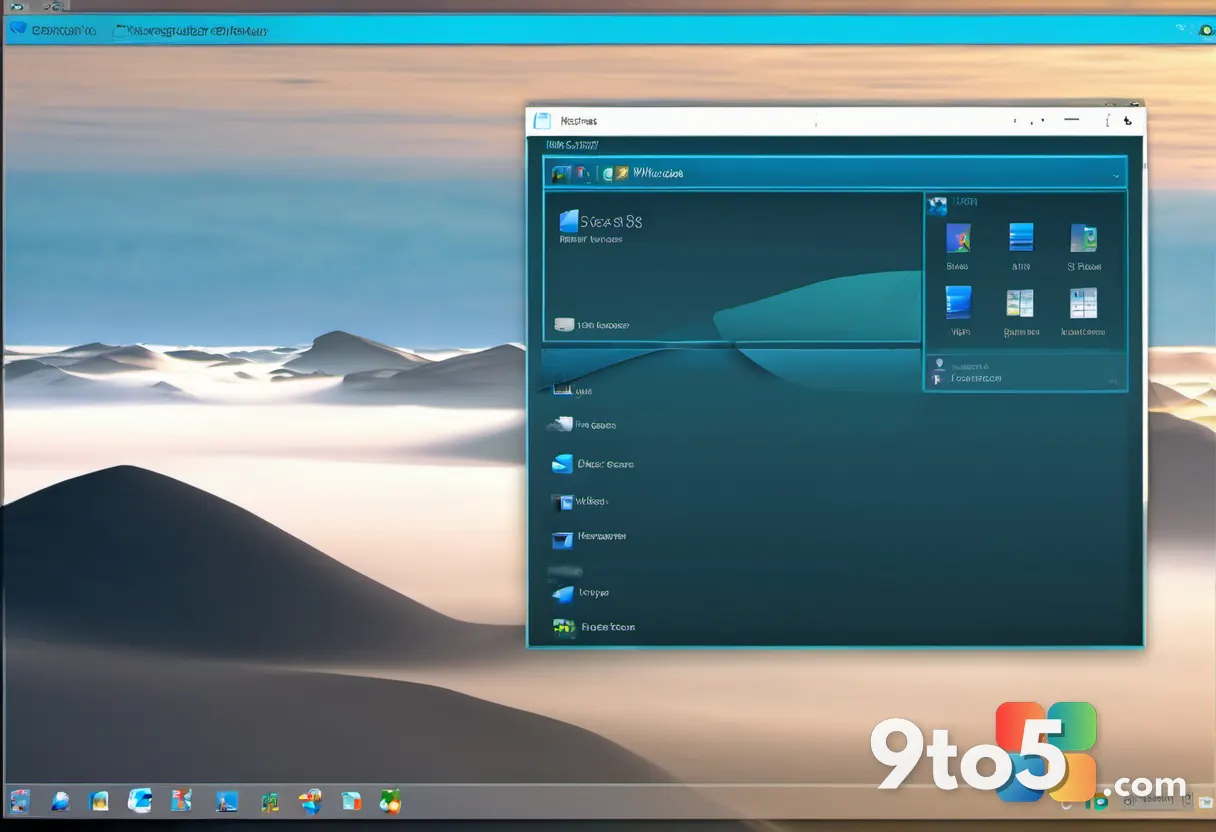 A nostalgic desktop screenshot of Windows Vista featuring the iconic Aero Glass interface with translucent windows and a