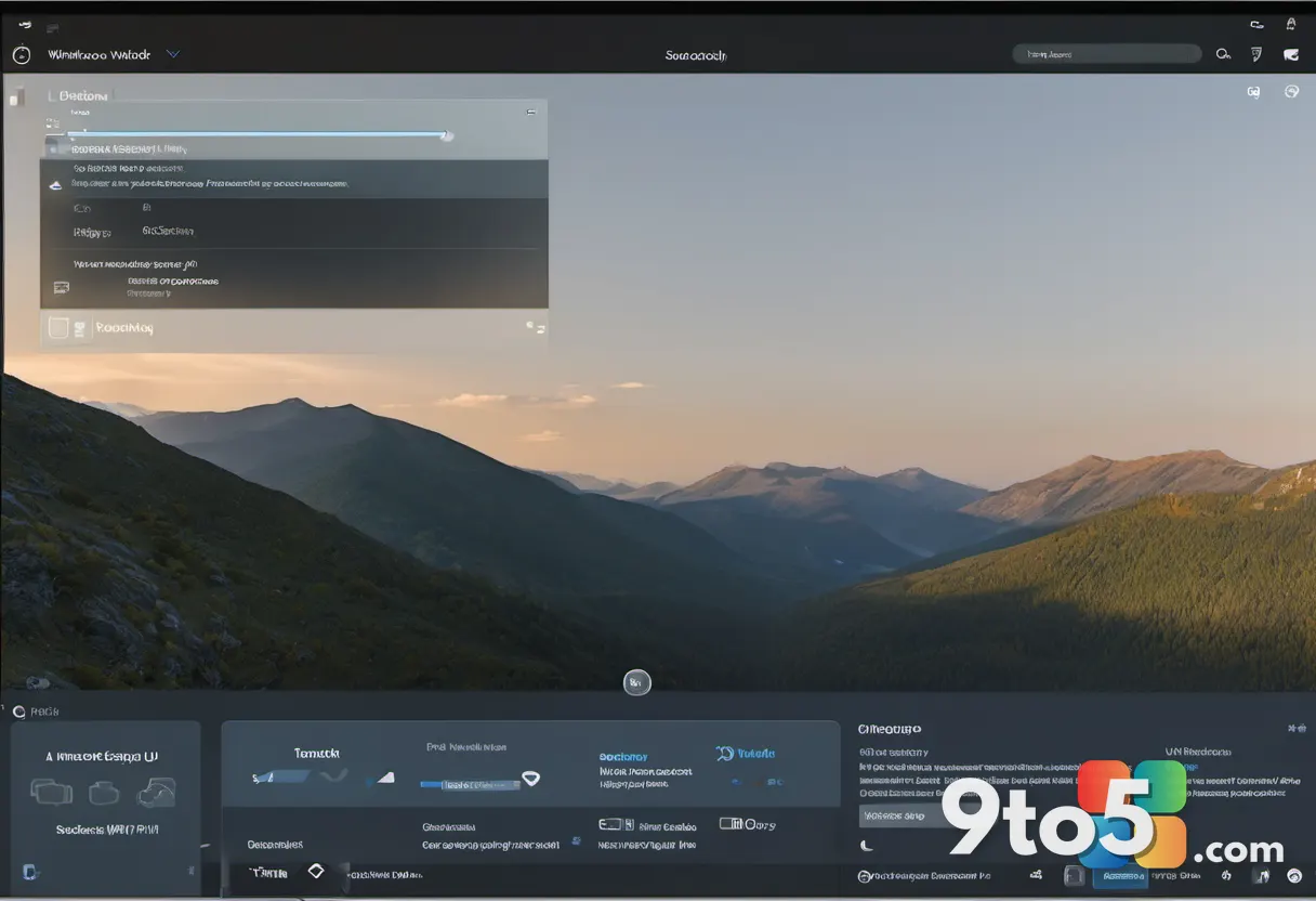 A Windows 11 Settings window showing the Accessibility > Visual effects page with a glowing toggle switch labeled for ma