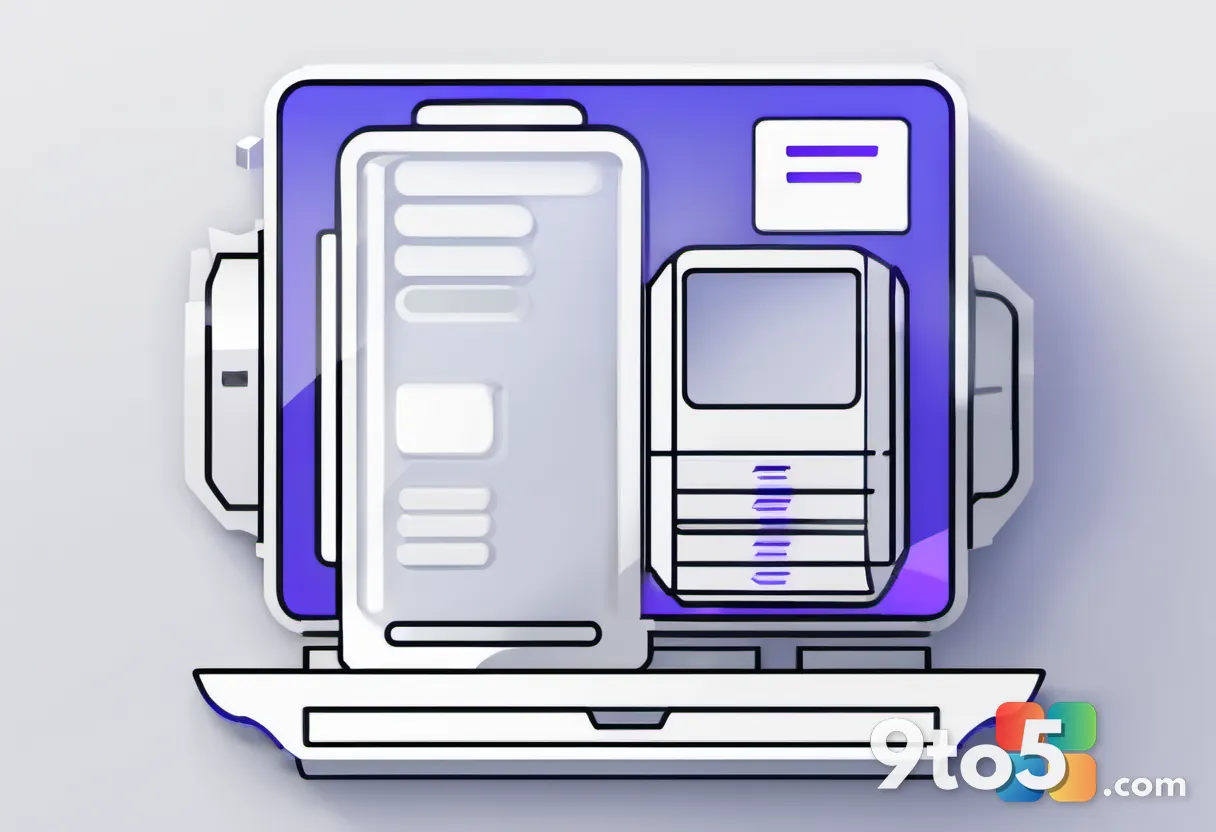An abstract representation of a settings gear icon with a small trash bin symbol, indicating app removal options in Wind