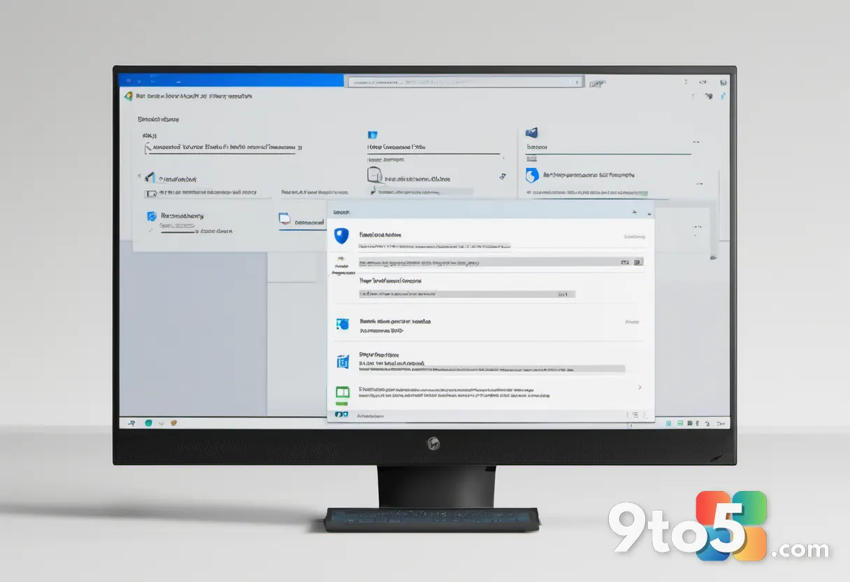 A close-up of a Windows 11 Settings window highlighting the 'Privacy & security' section with the 'Search' option select