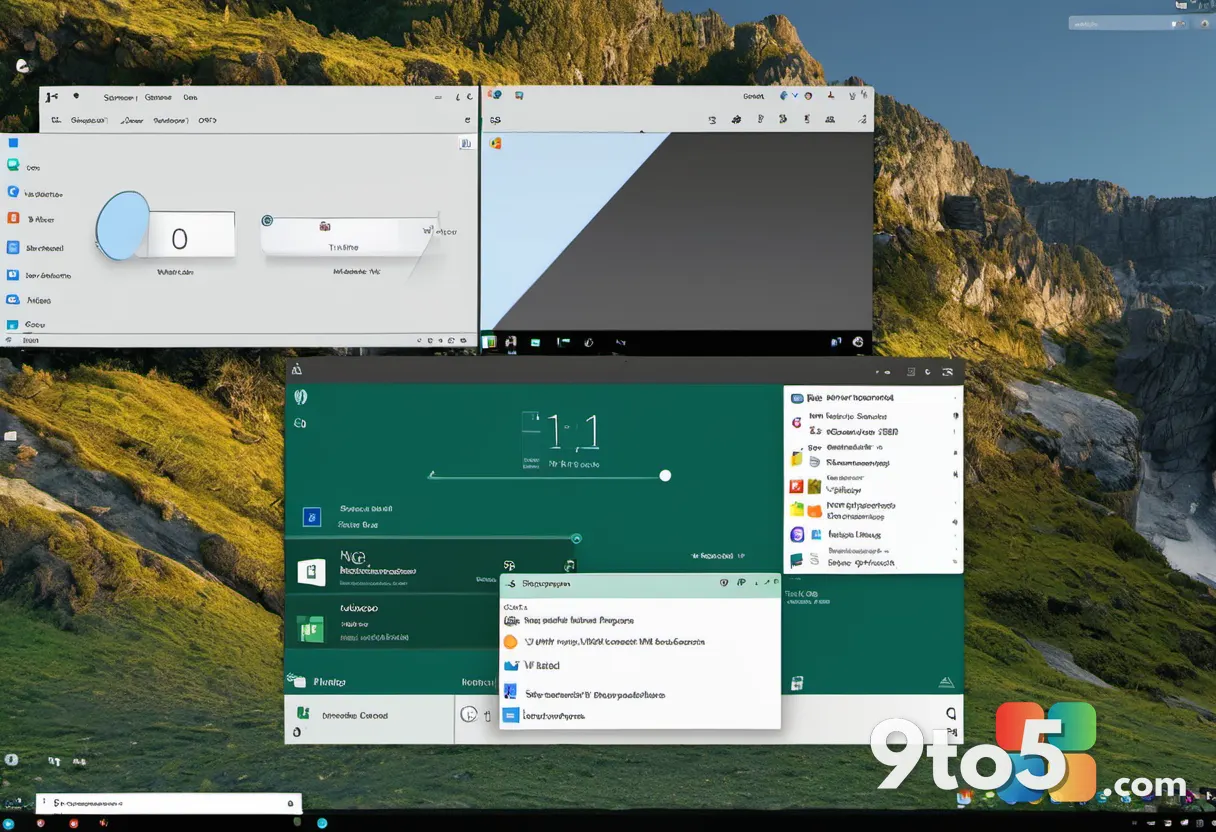 A close-up of a Windows 11 Start menu and Taskbar, highlighting smooth interface responsiveness.