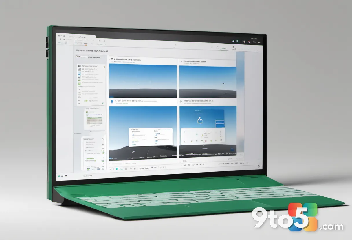 A minimalist 3D render of the Microsoft Copilot side pane interface floating next to an Excel window, showcasing the uni
