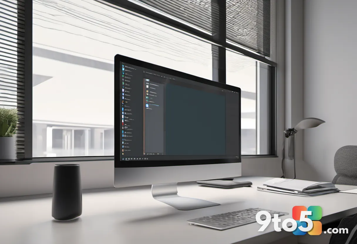 A clean, professional workspace with a notebook, pen, and coffee cup, representing a traditional distraction-free workfl