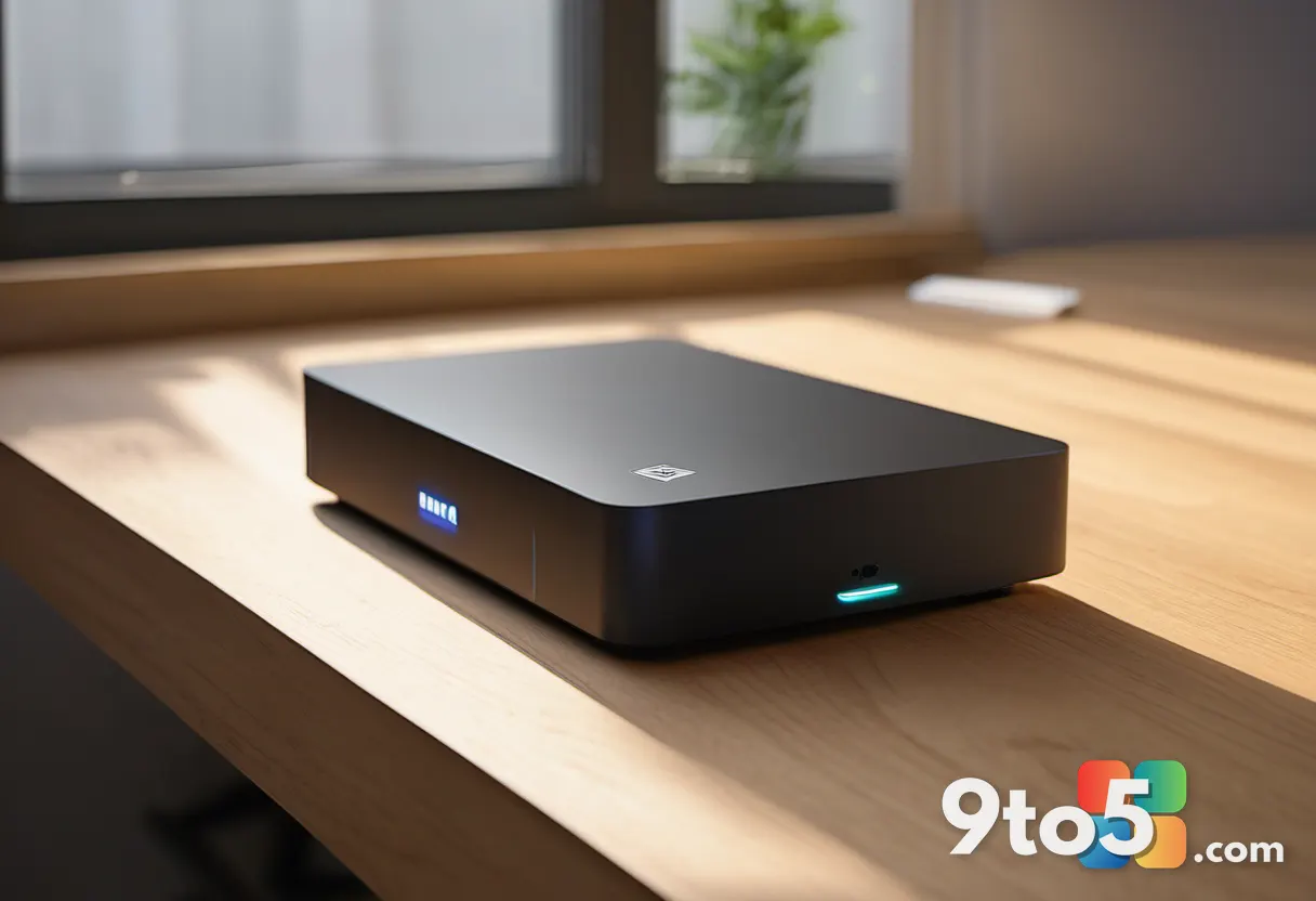A close-up of a retail RAM box sitting on a wooden desk beside a price tag, warm indoor lighting, shallow depth of field