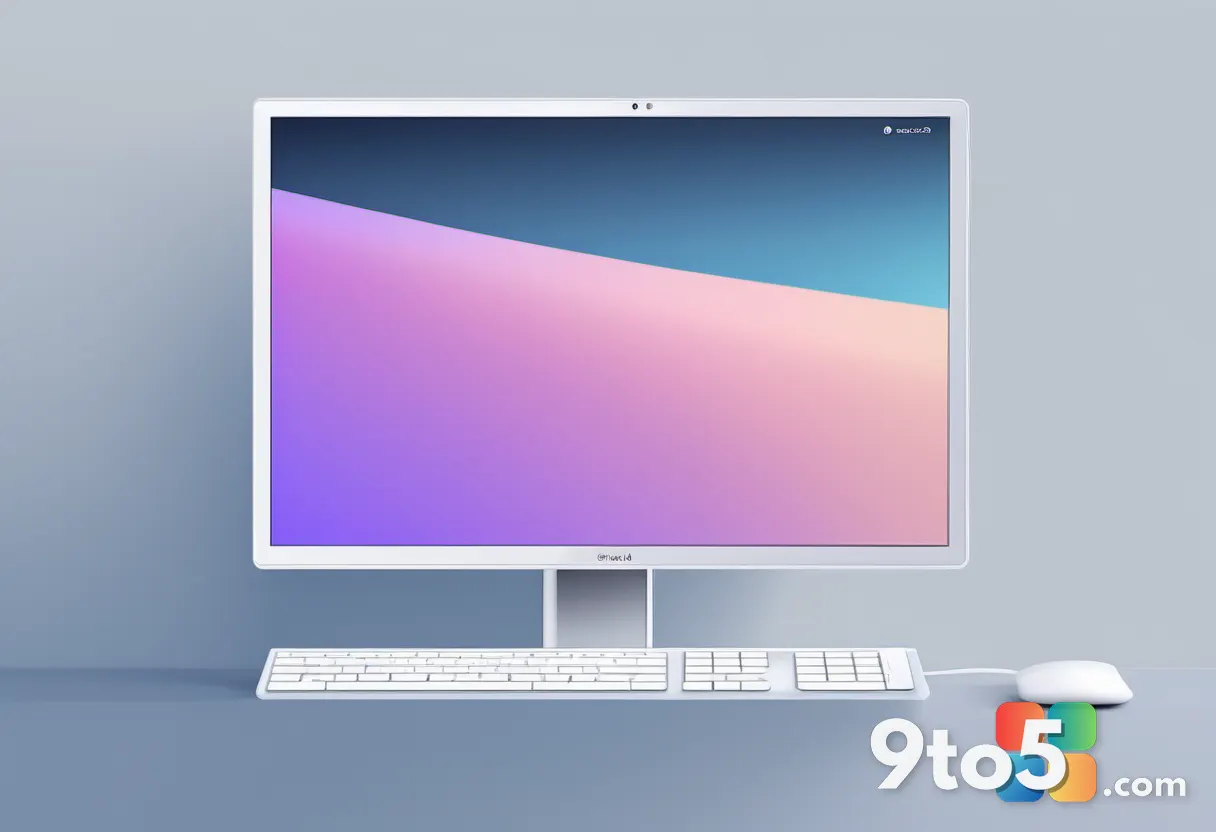 A minimalist graphic showing a progress bar transitioning from gray to blue, set against a soft gradient background with