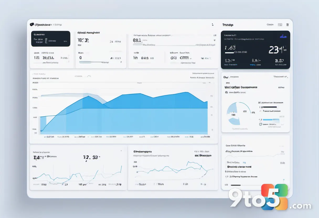A close-up of a digital dashboard displaying GitHub Copilot token usage statistics with graphs and charts, sleek interfa